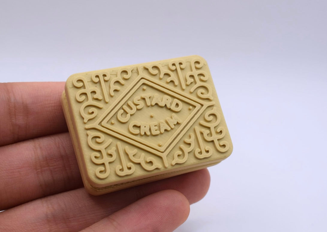 Fidget Custard Cream, Magnetic Slider Toy Gift