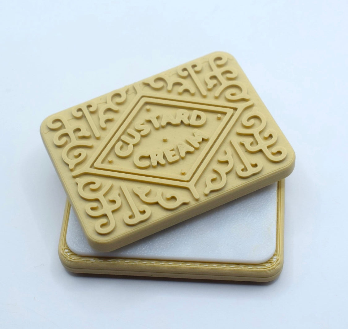 Fidget Custard Cream, Magnetic Slider Toy Gift